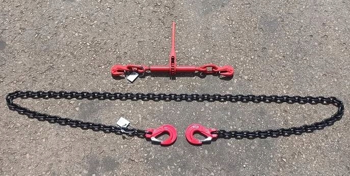Napínač reťaze + viazanie 63kN, veľkosť 10 L = 3M 6,3T